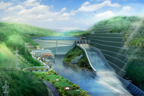 崇信老挝南塔河1号水电站项目